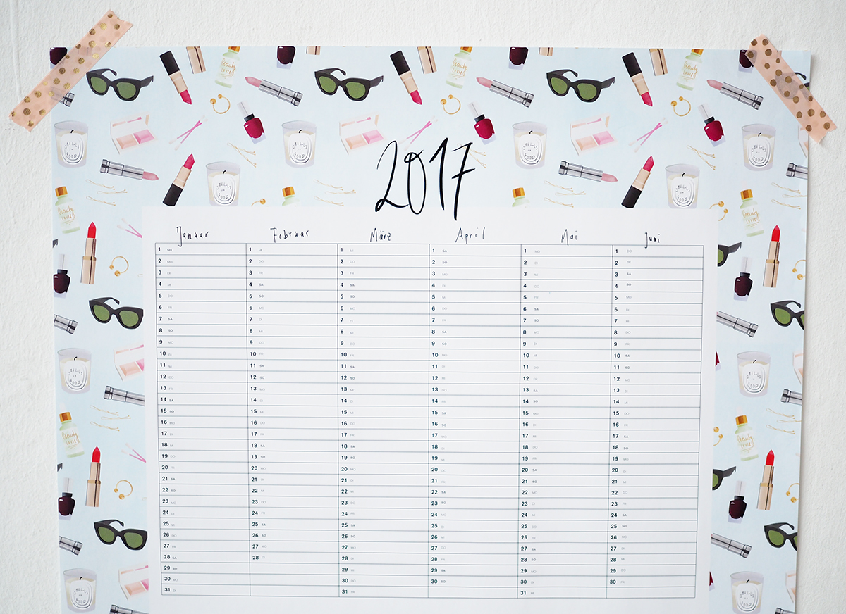 Foxycheeks Kalender 2017